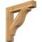 Ekena Millwork Funston Block Rough Sawn Bracket, Western Red Cedar, 6"W x 36"D x 36"H BKT06X36X36FST05RWR - alternate 1